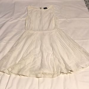 White lace dress